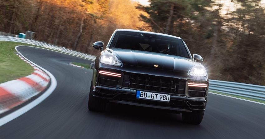 New Porsche Cayenne Coupe performance variant breaks Nurburgring record – 7 mins 38.925 seconds 1308332
