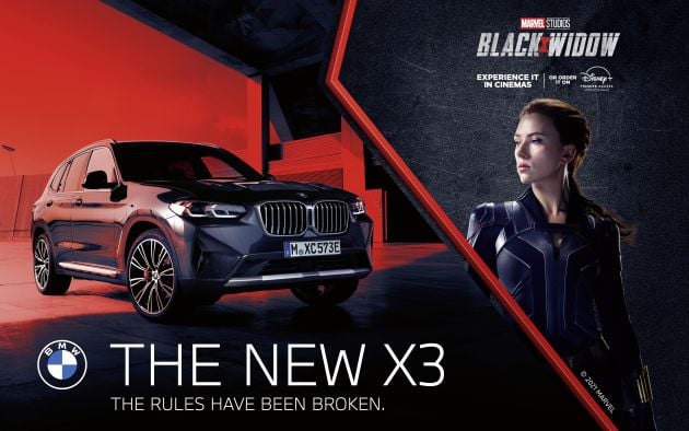 BMW, Marvel Studios collaborate on <em>Black Widow</em> – X3 M40i and 2 Series Gran Coupé set to star on July 9