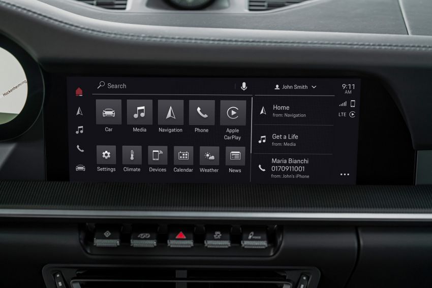 Porsche Communication Management 6.0 revealed – new user interface design, improved functionality 1308993