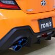 TOM’S Toyota GR 86 Concept – kit badan lebih lebar, hasil inspirasi dari kereta lumba Super GT sebenar