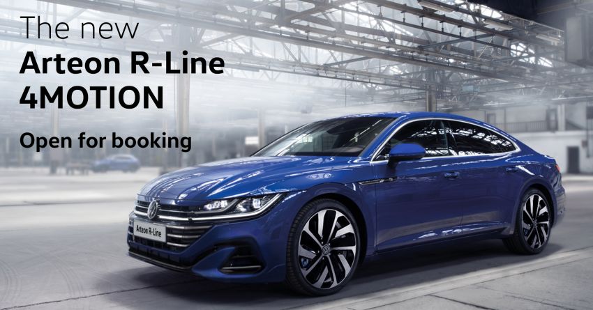 Volkswagen Arteon R-Line 2.0 TSI 4Motion facelift open for booking – 280 PS, 350 Nm, RM245k-255k est 1308197