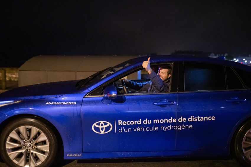 Toyota Mirai sets new distance record for a series production, hydrogen-powered vehicle – 1,003 km 1303195