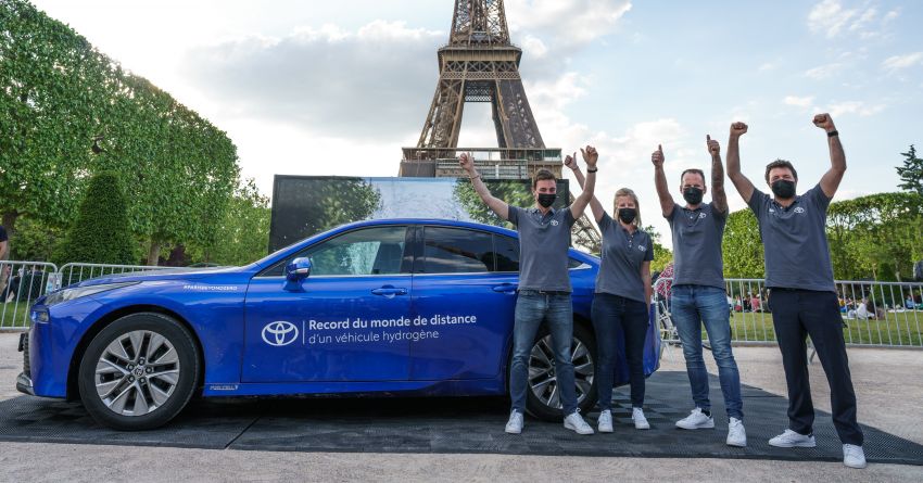 Toyota Mirai sets new distance record for a series production, hydrogen-powered vehicle – 1,003 km 1303246