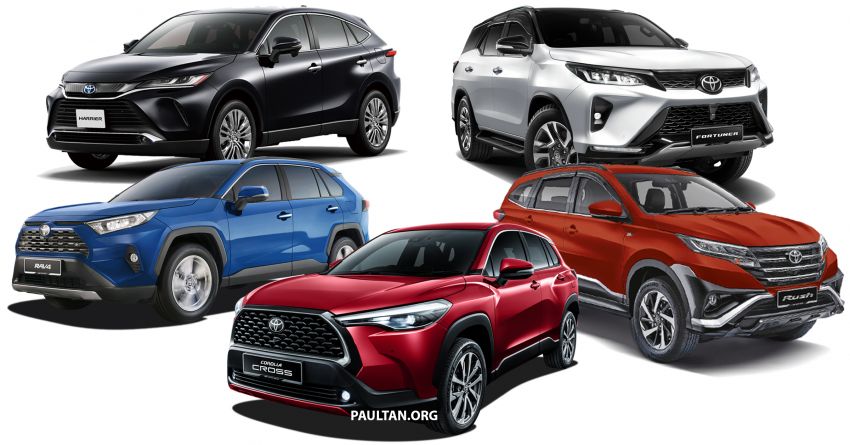 Toyota’s SUV line-up explained – see where Rush, Corolla Cross, Fortuner, RAV4, Harrier fit, plus rivals 1311149