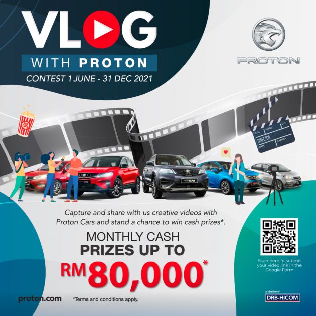 Vlog with Proton contest offers up to RM80,000 in monthly cash prizes – create, share engaging videos