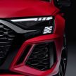 2022 Audi RS3 Sportback and RS3 Sedan debut – 400 PS/500 Nm 2.5 litre TFSI, Torque Splitter rear axle