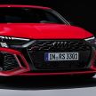 2022 Audi RS3 Sportback and RS3 Sedan debut – 400 PS/500 Nm 2.5 litre TFSI, Torque Splitter rear axle