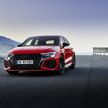 2022 Audi RS3 Sportback and RS3 Sedan debut – 400 PS/500 Nm 2.5 litre TFSI, Torque Splitter rear axle