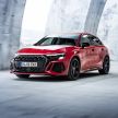 2022 Audi RS3 Sportback and RS3 Sedan debut – 400 PS/500 Nm 2.5 litre TFSI, Torque Splitter rear axle