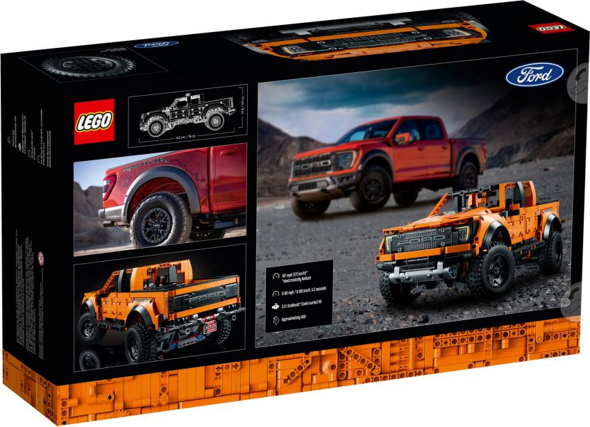 Lego Technic 2021 Ford F-150 Raptor debuts – 1,379 pieces; V6 engine with moving pistons; suspension 1315073