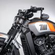 Indian Motorcycles Scout Bobber Sixty Neon Limited Edition by Indian Étoile France and Tank Machine