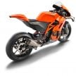 2021 KTM RC 8C limited – track only, 128 hp, 140 kg