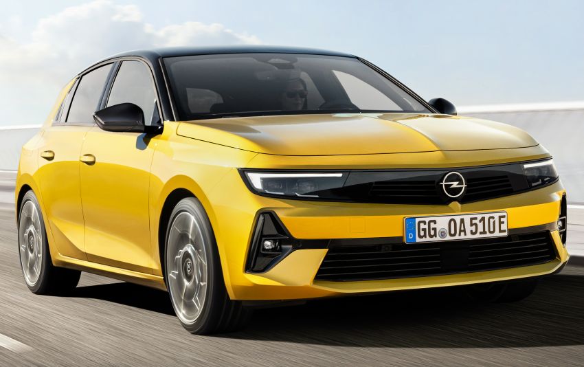 2021 Opel Astra debuts with sharp styling, Peugeot 308 underpinnings and engines, plug-in hybrid models 1318564