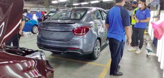 2021 Proton Iriz, Persona facelift accidentally shown in PDRM live video – new 16″ wheels, smoked tail lamps