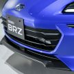 Subaru BRZ dilancarkan di Thailand – RM338k hingga RM357k, 2.4L boxer 237 PS/250Nm, pilihan AT dan MT