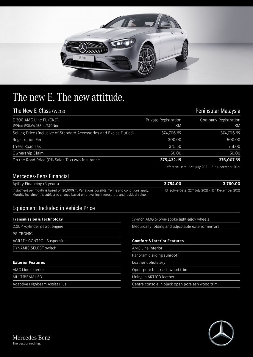 Mercedes-Benz E-Class facelift 2021 dilancar untuk Malaysia – varian E 200 dan E 300, harga dari RM327k 1324609