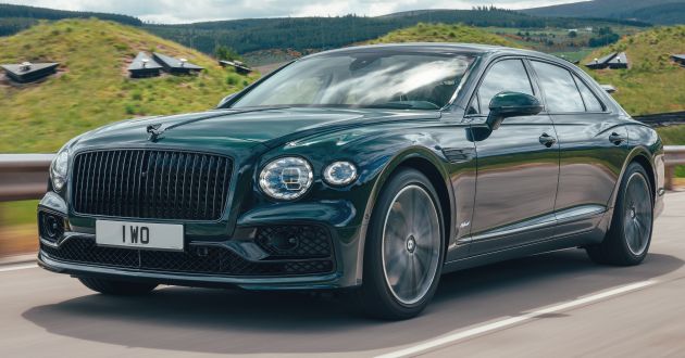 2022 Bentley Flying Spur Hybrid debuts: 2.9L V6 PHEV with 544 PS & 750 Nm; 14.1 kWh battery, 40 km  range