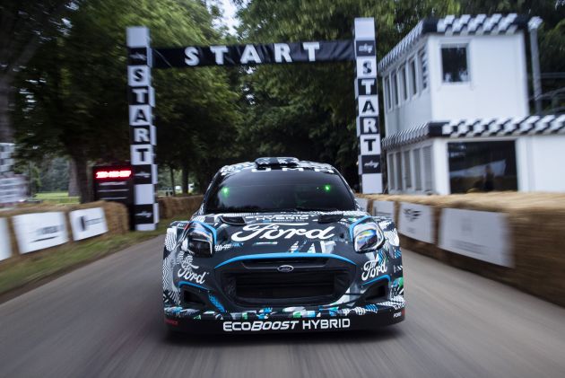 2022 Ford Puma WRC rally car debuts at Goodwood