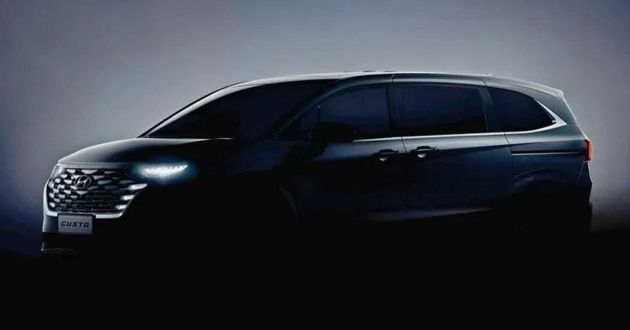 2022 Hyundai Custo shown in official teaser images