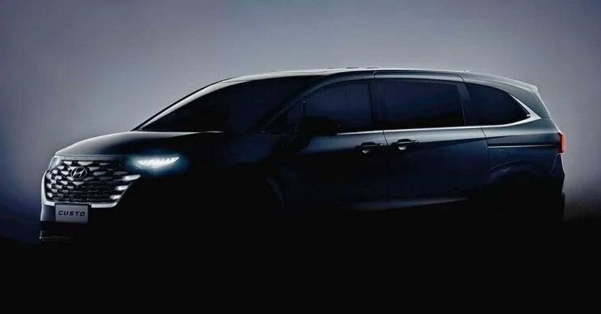 2022 Hyundai Custo shown in official teaser images Image #1323800