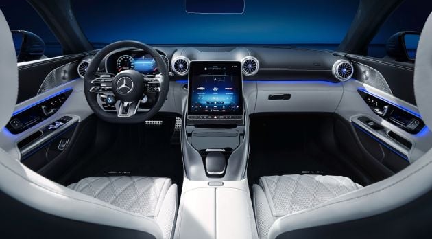 2022 R232 Mercedes-AMG SL interior gets revealed