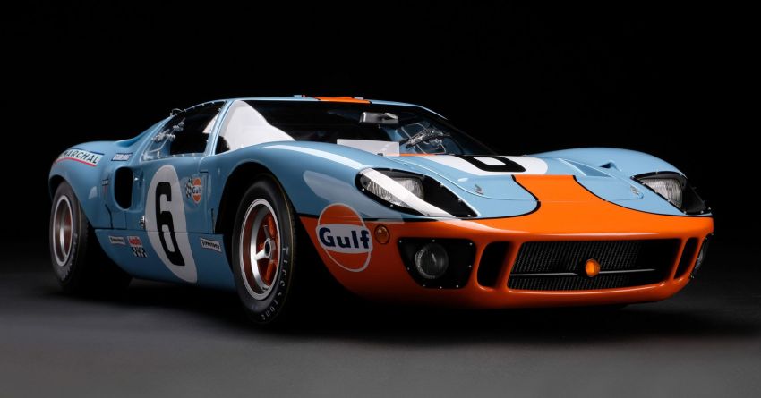 1969 Le Mans-winning Ford GT40 expertly recreated as a 1:8 scale model by Amalgam Collection – RM55k 1321454