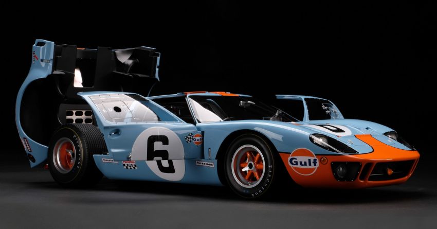 1969 Le Mans-winning Ford GT40 expertly recreated as a 1:8 scale model by Amalgam Collection – RM55k 1321455