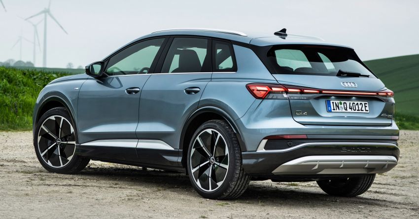 Audi Q4 e-tron gains new AWD, long-range variants in Europe – up to 265 PS and 534 km; from RM249k 1324957