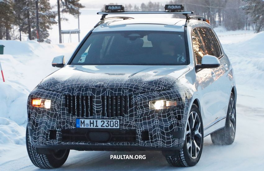 SPYSHOTS: BMW X7 LCI to come with split headlights 1315889