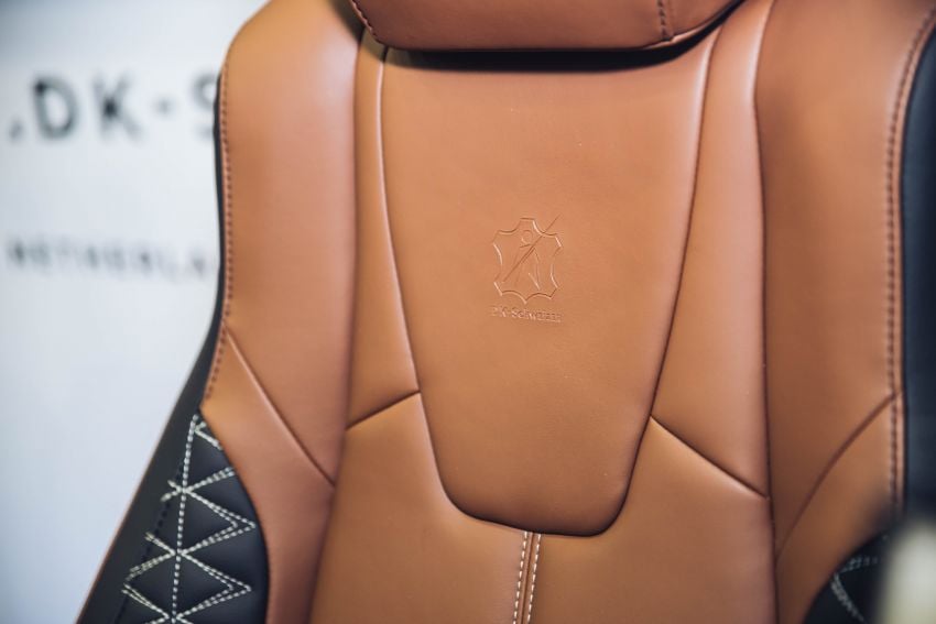 Create your own leather seat upholstery design with DK SCHWEIZER – premium Italian hide, from RM1,400! 1321017