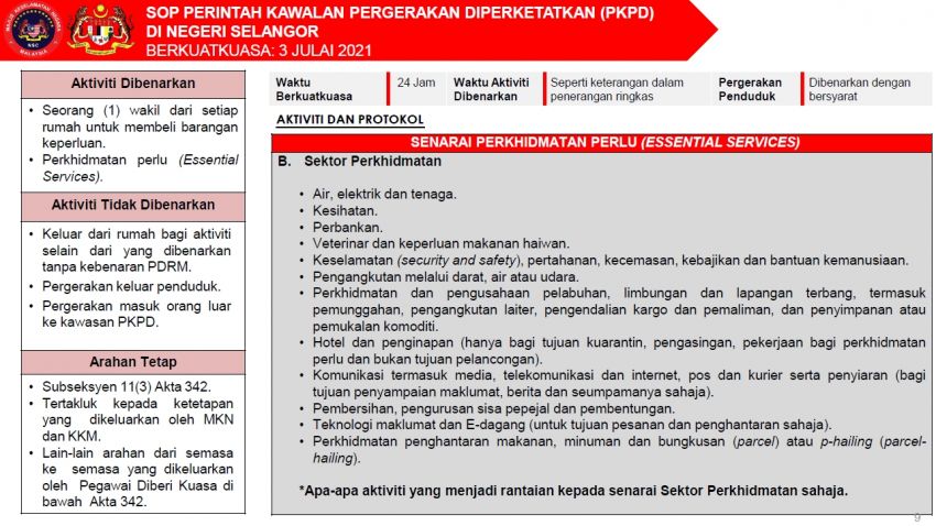 Selangor, KL EMCO: Vehicle workshops not permitted to operate from July 3-16, according to latest SOP set 1315183