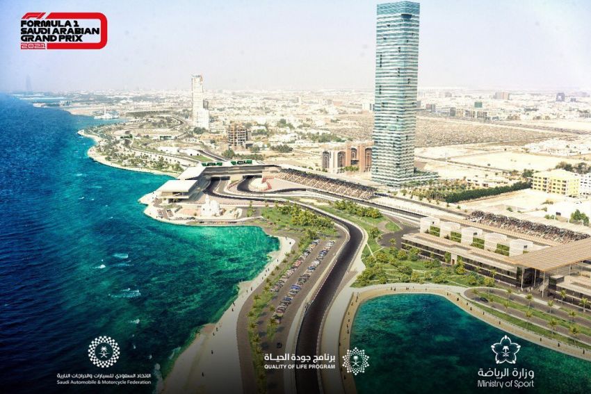2021 Formula 1 Saudi Arabian GP – 6.175 km Jeddah Corniche Circuit is F1’s longest, fastest street course 1318116
