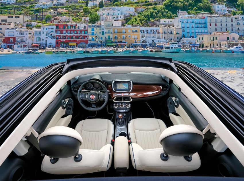 Fiat 500X Yachting gets full-length fabric sunroof to celebrate <em>la dolce vita</em> – 500C Yachting also revealed 1314564