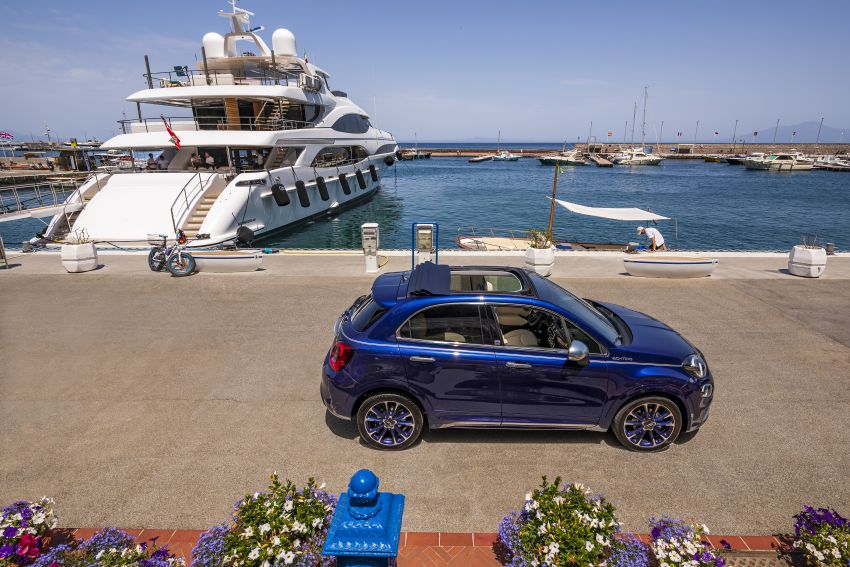 Fiat 500X Yachting gets full-length fabric sunroof to celebrate <em>la dolce vita</em> – 500C Yachting also revealed 1314555
