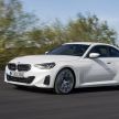 G42 BMW 2 Series Coupé debuts – 2.0 litre petrol and diesel engines; 3.0L M240i xDrive with 374 hp/500 Nm