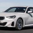 G42 BMW 2 Series Coupé debuts – 2.0 litre petrol and diesel engines; 3.0L M240i xDrive with 374 hp/500 Nm