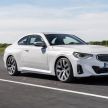 G42 BMW 2 Series Coupé debuts – 2.0 litre petrol and diesel engines; 3.0L M240i xDrive with 374 hp/500 Nm