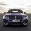 G42 BMW 2 Series Coupé debuts – 2.0 litre petrol and diesel engines; 3.0L M240i xDrive with 374 hp/500 Nm