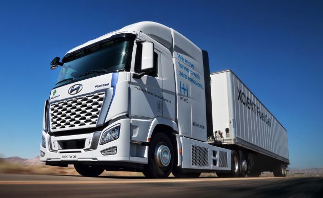 Hyundai Xcient hydrogen fuel cell trucks, with over 1m km European mileage, will soon hit California roads