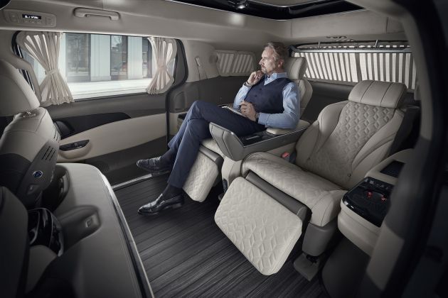 Kia Carnival Hi Limousine gets Lexus LM-rivalling 4-seater option with foot massager – RM317k in Korea