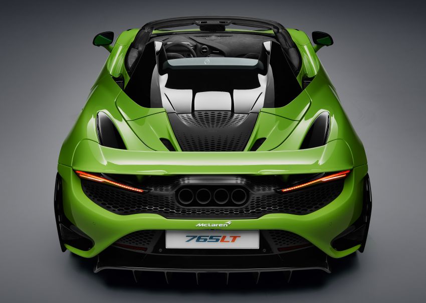 McLaren 765LT Spider debuts with 765 PS and 800 Nm – limited to 765 units; 0-100 km/h in 2.8 seconds 1323852
