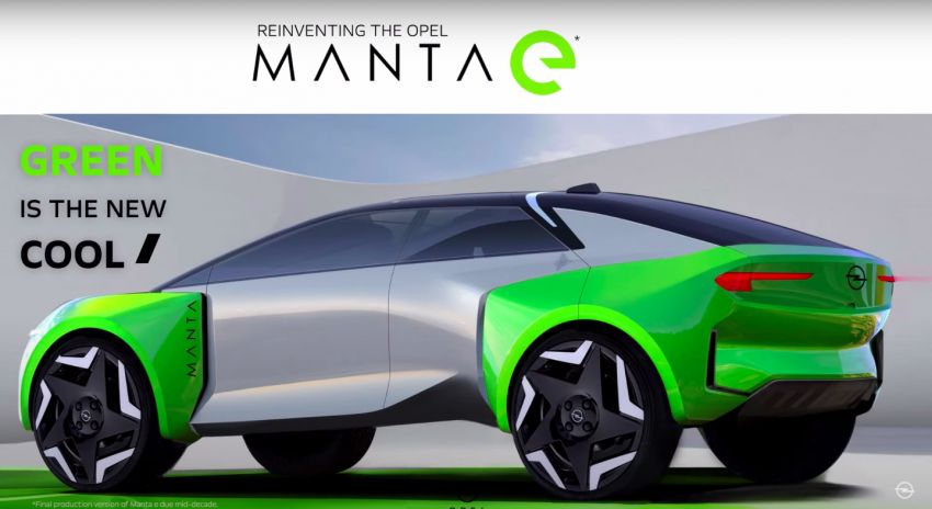 Opel to introduce Manta as pure EV model by mid-2020s; line-up to be fully electric in Europe by 2028 1317401