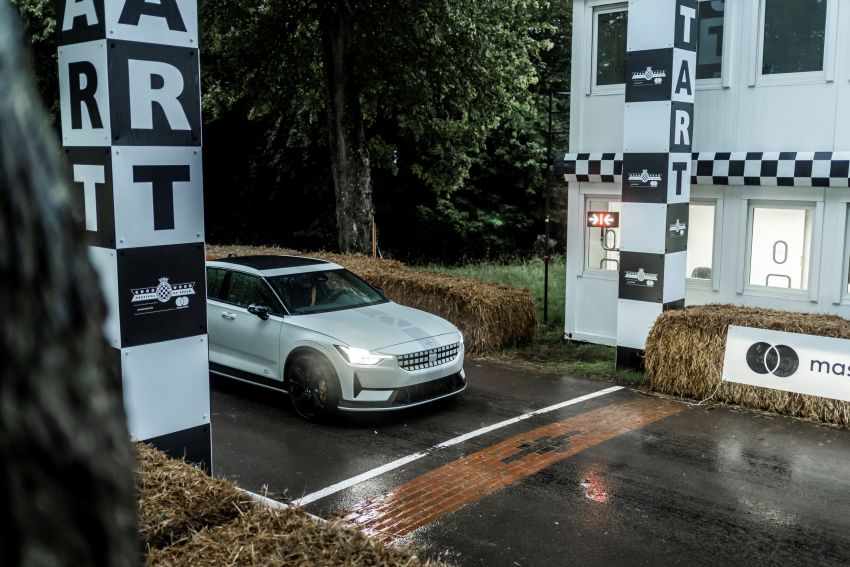 Experimental Polestar 2 debuts at Goodwood Festival of Speed – 476 PS; chassis, styling improvements Image #1317221