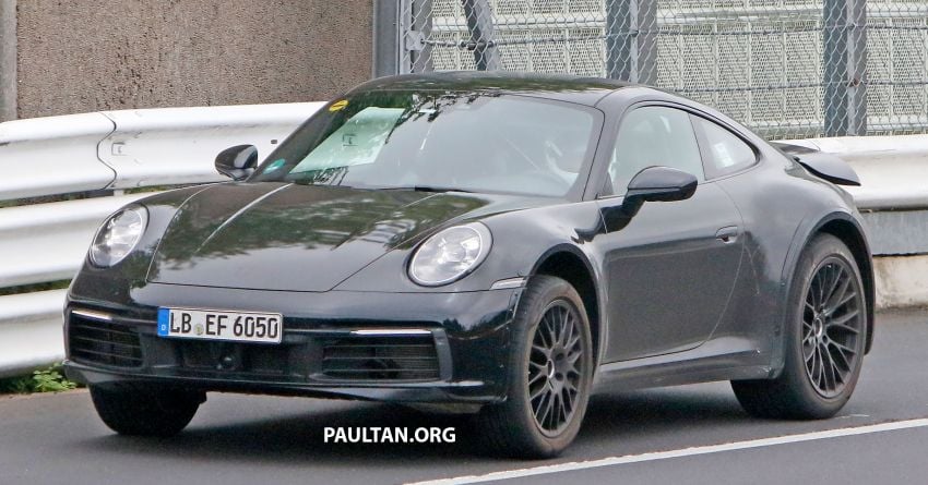 SPYSHOTS: Porsche 911 ‘Safari’ seen testing on track 1318170