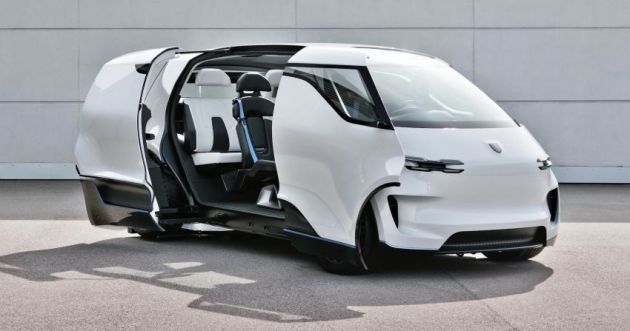 Porsche Renndienst pamer rekaan dalaman futuristik