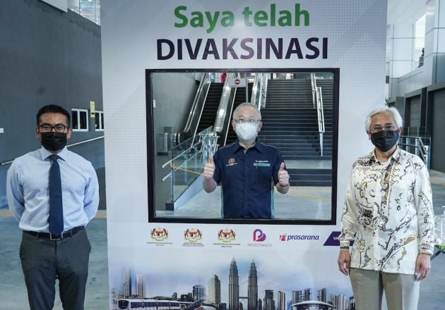 Prasarana opens vaccination centres (PPV) at Putra Heights LRT station and Cheras Selatan bus complex