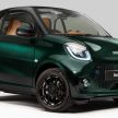 smart EQ fortwo 2021 Racing Green Edition ditunjuk