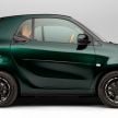 smart EQ fortwo 2021 Racing Green Edition ditunjuk