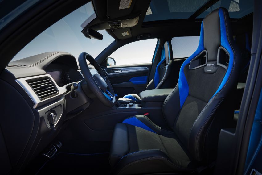 Volkswagen Atlas Cross Sport GT Concept revealed – 300 hp SUV, coilover suspension, Kingfisher Blue Image #1322631