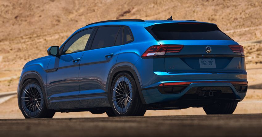 Volkswagen Atlas Cross Sport GT Concept revealed – 300 hp SUV, coilover suspension, Kingfisher Blue Image #1322611